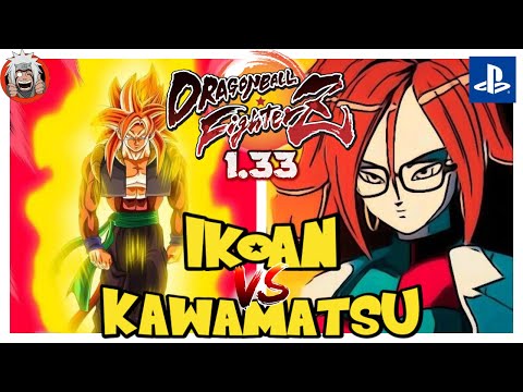 DBFZ Kawamatsu vs ikoan (Gotenks, GogetaSS4, VegetaSSJ) Vs (A21LC, GokuSSB, Gotenks)