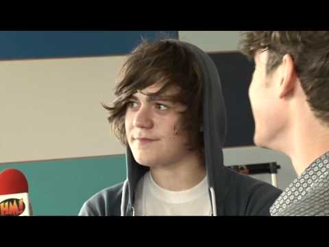 X FACTOR: Frankie Cocozza gets told off by bosses
