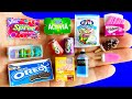 20 DIY MINIATURE FOOD AND DRINKS REALISTIC HACKS AND CRAFTS !!!