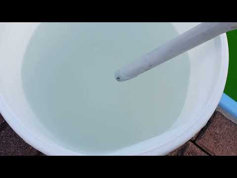 Grünes Wasser im Pool in Sekunden wieder klar! Algen bleichen sich!