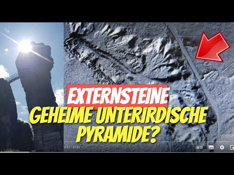 Externsteine ​​- Secret underground pyramid & megalithic walls?