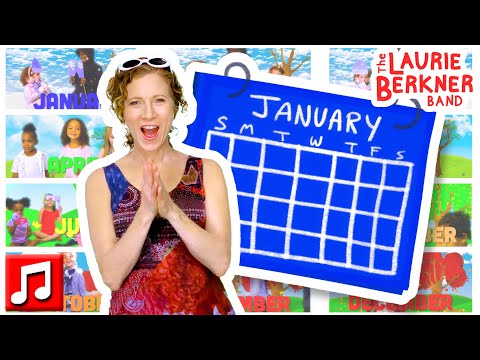 "12 Months" by The Laurie Berkner Band | Best Learning Songs For Kids | Waiting For The Elevator