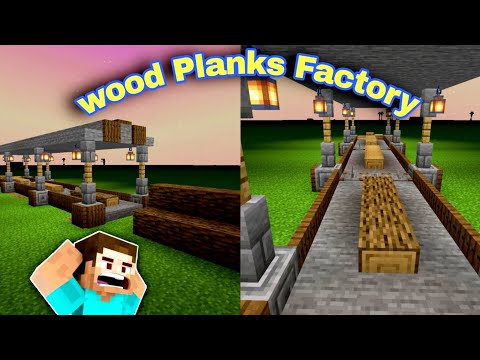 EPIC WOOD FACTORY IN MINECRAFT?! 👀🔨🎮