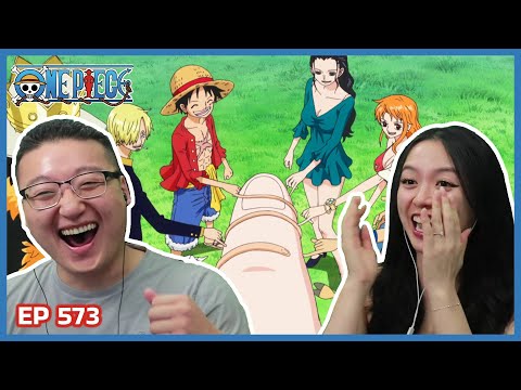 A NEW PROMISE... GOOD BYE FISHMAN ISLAND! | One Piece Episode 573 Couples Reaction & Discussion