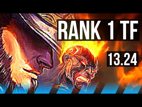 TWISTED FATE vs BRAND (MID) | Rank 1 TF, Rank 6, 9/3/9, Godlike | BR Challenger | 13.24