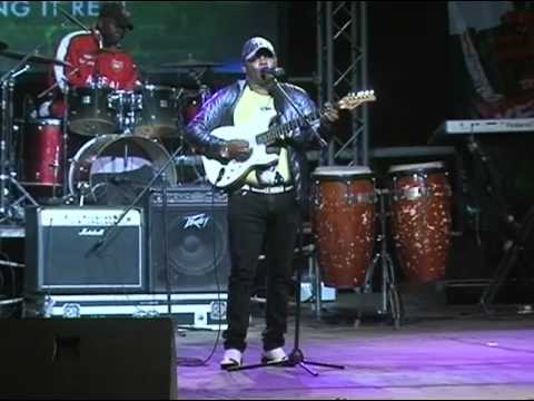 Mike Rua performs at Safaricom KENYA LIVE Meru Concert