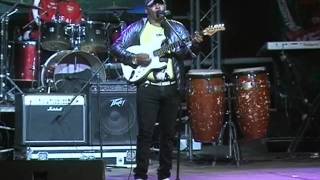 Mike Rua performs at Safaricom KENYA LIVE Meru Concert