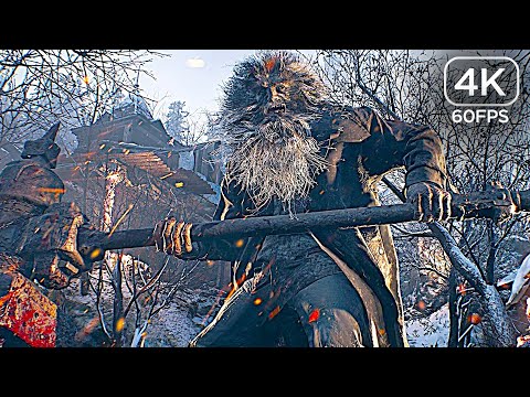 Resident Evil Village 8 | Urias Giant Lycans Boss Fight [PS5™4K 60FPS]
