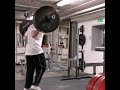 120kg lunges 10 reps for 2 sets