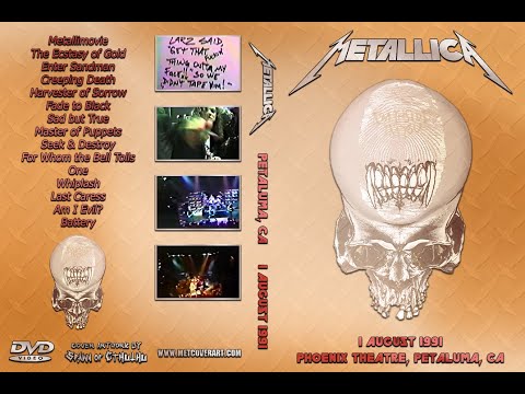METALLICA (1991.08.01) Petaluma, CA @Phoenix theatre