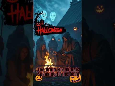 SPEAKING TO THE DEAD || The Druid Fire Rituals #shorts, #halloween  #ritualsandceremonies