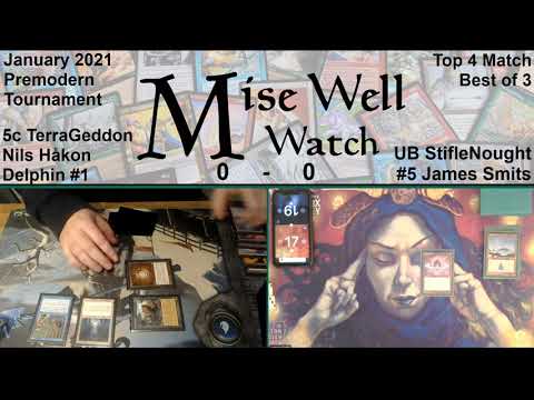 January 2021 Premodern Monthly - Top 4 Match - 5c TerraGeddon vs UB StifleNought