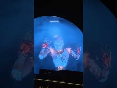 Robot tried to escape the sphere in Las Vegas #robot #lasvegas #nevada #ai