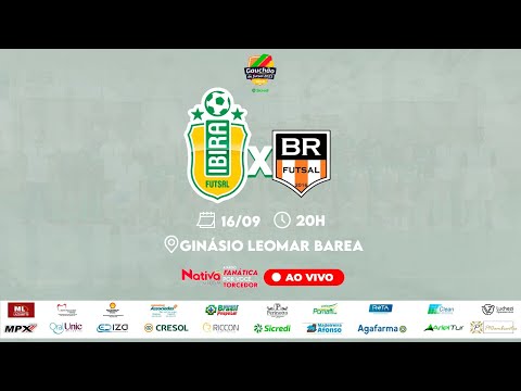 Ibira Futsal 4 X 0 BR Futsal - AO VIVO E COM IMAGENS - Gauchão de Futsal Série B - 2023