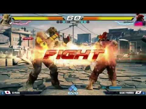 EVO 2016 Tekken 7 Semifinals Rj Pekos (King) vs Secret Poongko (Akuma)