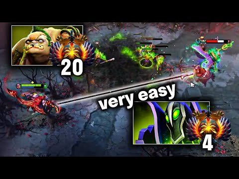 This Pudge Destroyed the first Highest 10k MMR Average Game in 7.33 | Genius Pudge