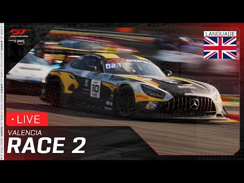LIVE | Race 2 | Valencia | GT World Challenge Europe powered by AWS 2025 (English)