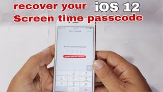 How to remove restrictions or Screen time passcode on all iOS