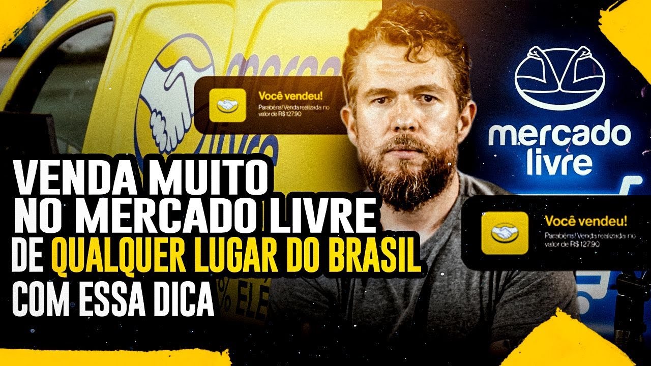 Venda muito no Mercado Livre de QUALQUER LUGAR do Brasil com essa DICA