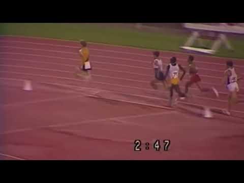 Steve Cram 1500m WR Nice 1985