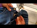 Jeans Mein Chain Lagane Ka Tarika How To Make Jip Stitching Pant Mein Jip Kese Lagaen