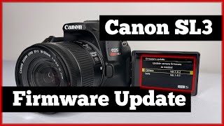 Canon SL3 Firmware Update