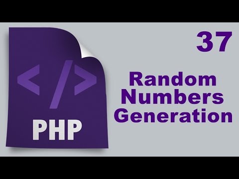 Php Tutorials in Urdu - 37 - Random Numbers Generation
