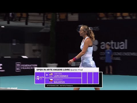 Varvara Lepchenko USA vs Dominika Salkova CZE  - HighLights 3rd set only