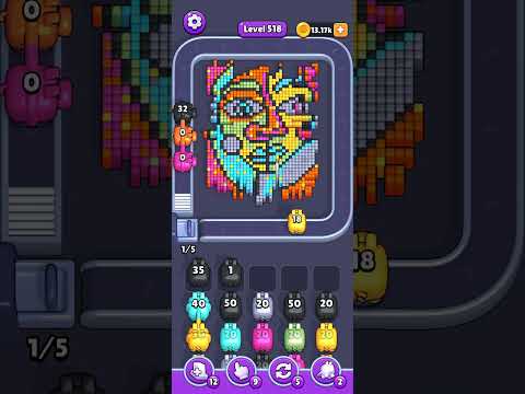 Pixel Flow Level 518 Walkthrough