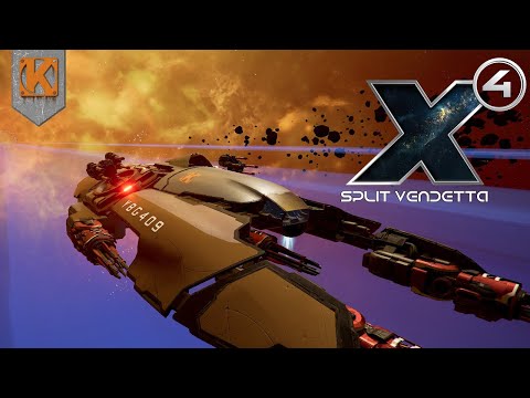 X4: Foundations - Split Vendetta | A DERELICT DESTROYER | Let's Play X4 Gameplay #5