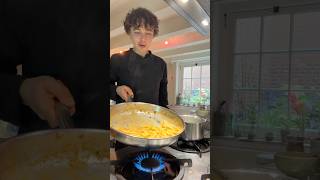 Pasta met gerookte zalm