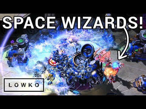 StarCraft 2: INSANE Psi Storm Drop! (PartinG vs SpeCial)