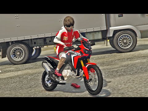 GTA V - VIDA DE PIVETE - A MINI HONDA AFRICA TWIN É A NOVA MOTINHA DO RYANZINHO