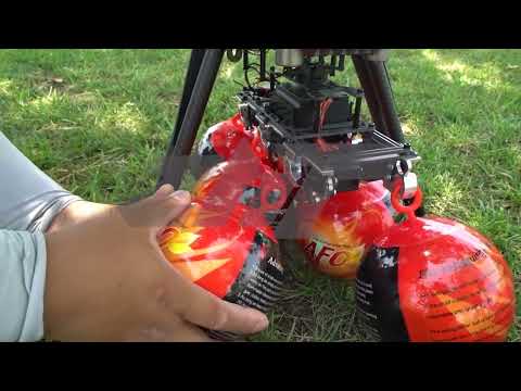 NAGA X8  Coaxial Quadcopter Drone for Fire fighting