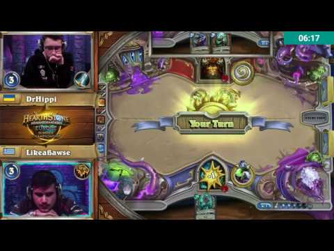 Like a Bawse vs DrHippi Hearthstone Europe Summer Championship Round 7 Final Battle