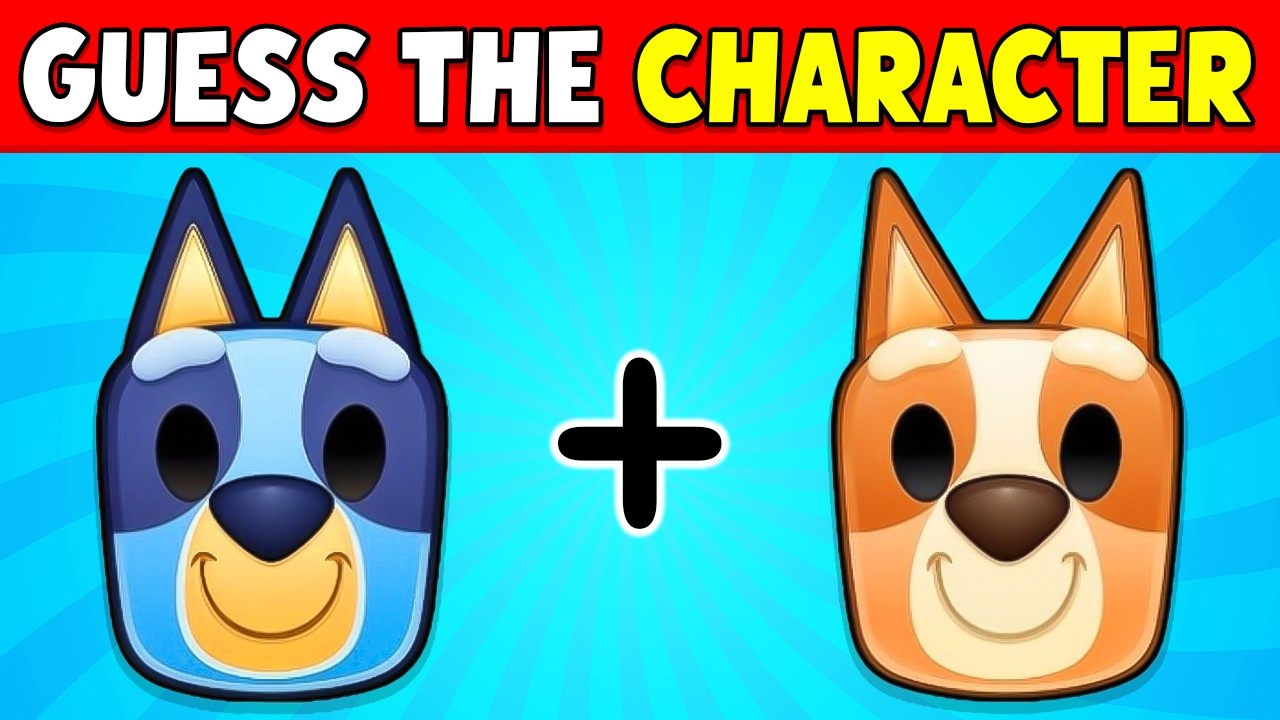 Guess The Bluey Characters By EMOJI 😍🐶💙 Bluey Animation Emoji Quiz | Bingo, Bluey, Socks, Bandit