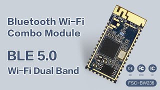 RTL8720DN芯片蓝牙Wi-Fi组合模块802.11A/B/G/N-Bluetooth Wi-Fi模块制造商