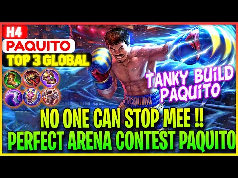 No One Can Stop MEe!! Perfect Arena Contest Paquito - Top Global Paquito H4 - Mobile Legends