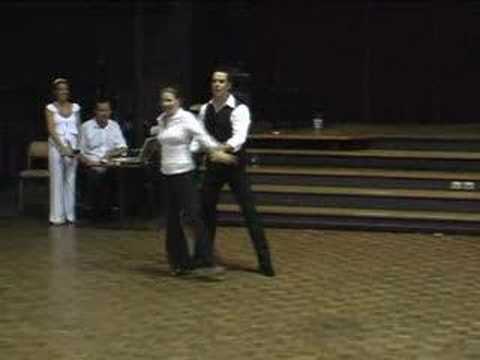 Charles Gil & Tova Gallagher Modern Jive (Ceroc) Routine