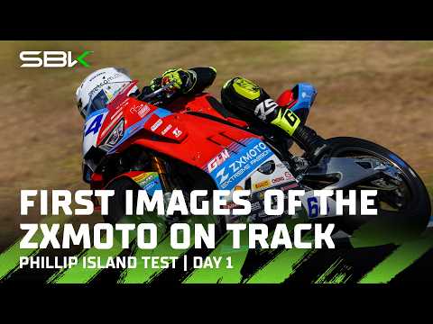 FIRST LOOK: Check out the ZXMOTO 820RR in action! 💥 | #WorldSBK