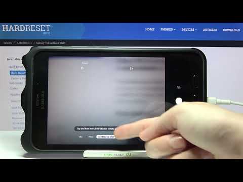 How to Take Continuous Shot on SAMSUNG Galaxy Tab Active2 - Burst Shot Feature