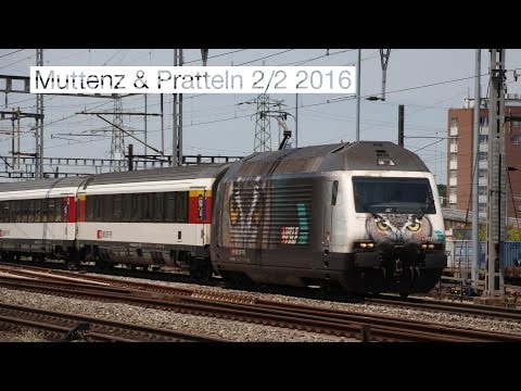 Zugverkehr in der Nordwestschweiz Teil 2/2 (Muttenz & Pratteln) [Full ᴴᴰ]