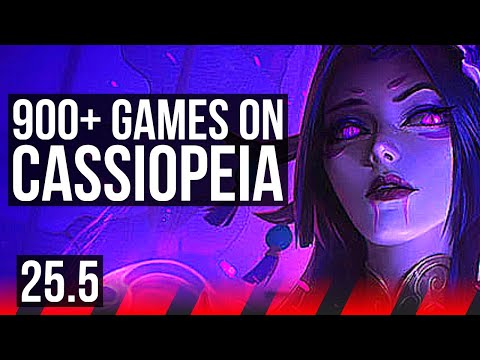 CASSIOPEIA vs IRELIA (TOP) | 7/1/7, 900+ games | KR Grandmaster | 25.5
