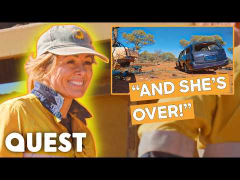 Bush Mechanic Turns Hero Sheryl FLIPS a Car to Save the Day! | Aussie Gold Hunters