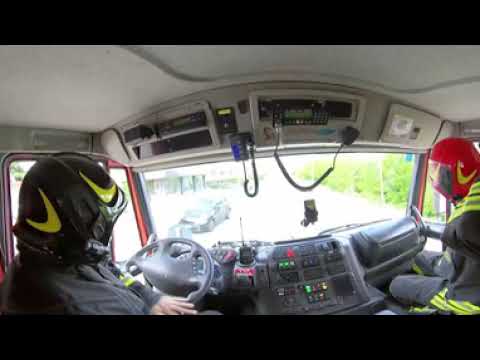 PADOVA - PRIMA PARTENZA FUORI PER UN INTERVENTO DI SOCCORSO (VIDEO 360°)