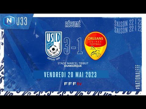 J33 I USL Dunkerque – US Orléans (3-1), le résumé | National FFF 2022-2023