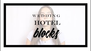 -Quick Wedding Tip on Hotel Blocks-