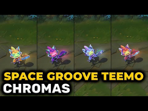 Space Groove Teemo Chromas - League of Legends