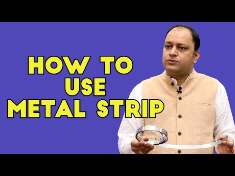 How to use metal strip for vastu treatment