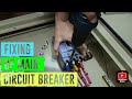FIXING OF MAIN MCCB (MOLDED CASE CIRCUIT BREAKER) IN ELECTRIC PANEL BOARD
